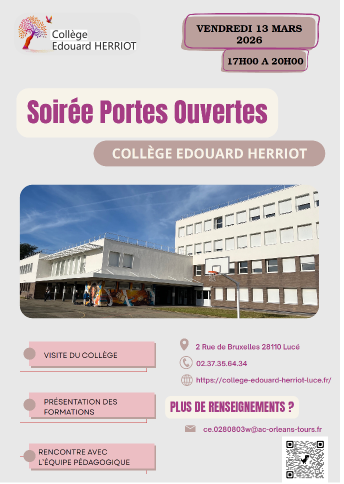 Affiche Journée Porte Ouverte