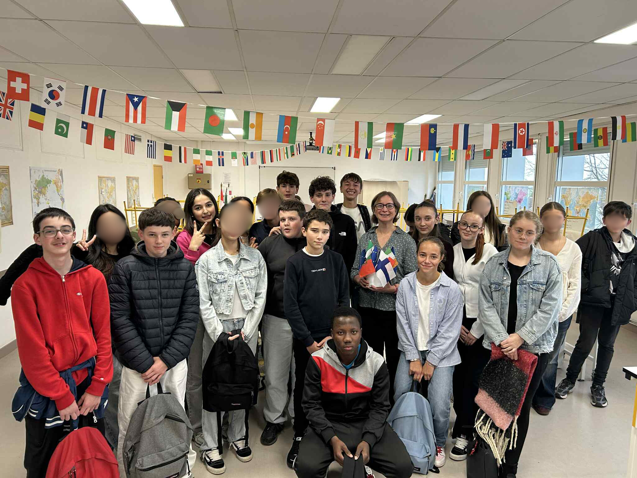 Photo de groupe avec Tjarda Roberts