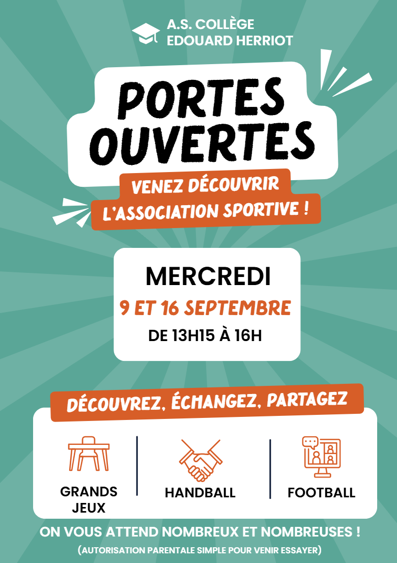affiche portes ouvertes